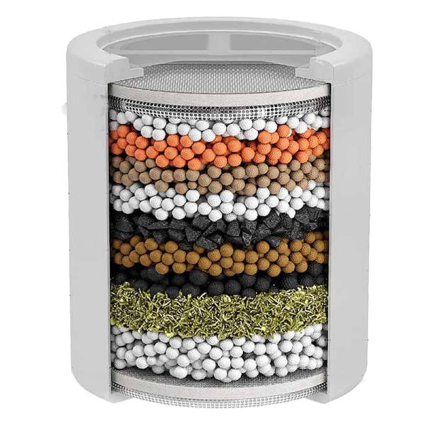 Vue des 15 couches du filtre DF-15